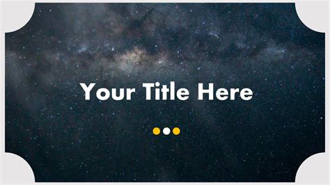 Download Space Theme For Google Slides Template Design