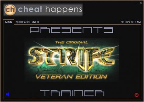 Download Strife: Veteran Edition Trainer [6 Cheats]