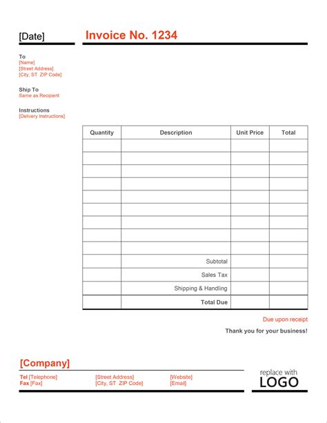 Download This Simple Invoice Template For Excel