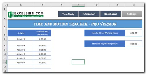 Download Time And Motion Study Excel Template Best For 2024