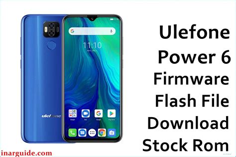 Download UleFone Power 6 Stock Rom Firmware Flash File