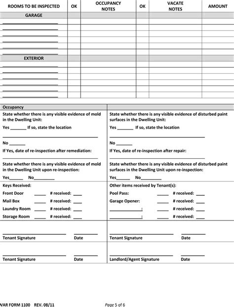 Download Virginia Move in Move out Condition Report Form for Free