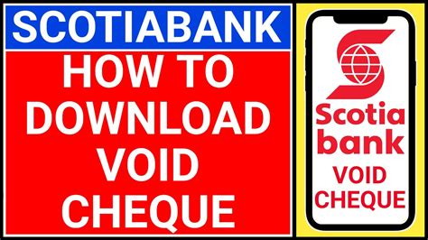 Download Void Cheques demo - Scotiabank