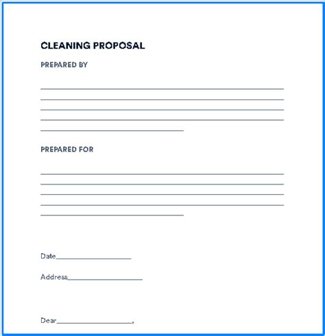 Download Window Cleaning Proposal Template for Free FormTemplate