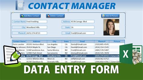Download Your Free Excel Data Entry Form Workbook Here Excel For