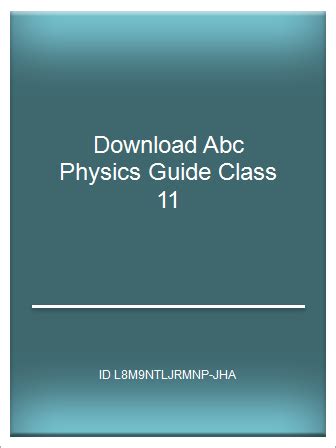 Download abc physics guide class 11. - 1993 lexus ls 400 wiring diagram manual original.