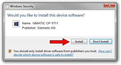 Download and install Siemens AG SIMATIC CP 5711 driver