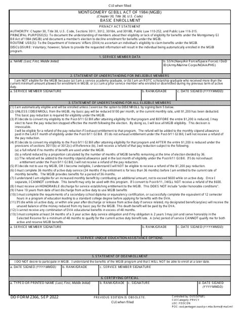 Download dd 2366 Fillable Form