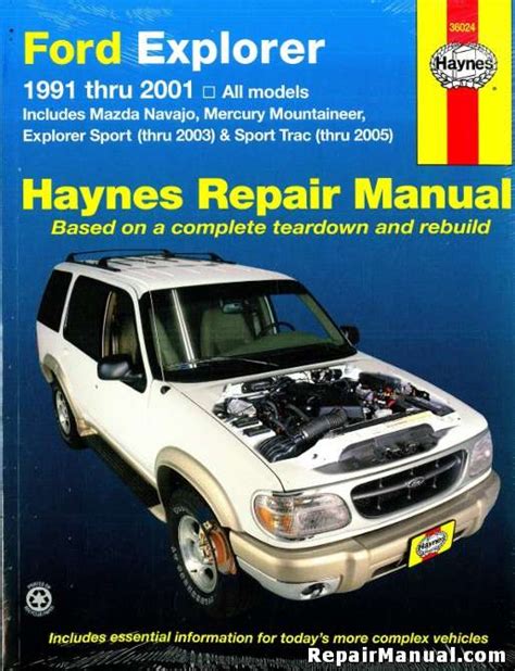 Download ford explorer repair manual 1991 2001 includes mazda. - Bmw r1150gs r 1150 gs fahrrad reparaturanleitung.