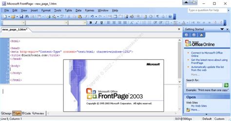 Download free Dynamic Web Templates Microsoft Front Page 2003 software techinter