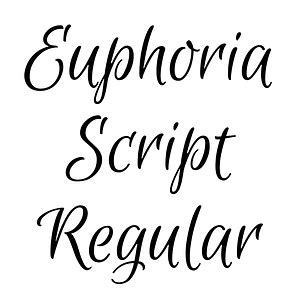 Download free Euphoria Script Regular font