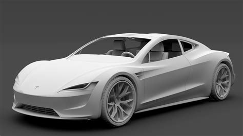 Download free STL file Tesla Roadster 2020 3D MODEL FOR 3D PRINTING STL