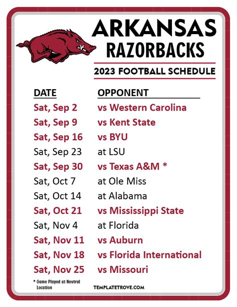 Download free What Time Is The Razorback Football Game Today software