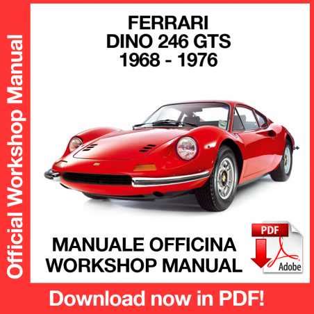 Download immediato manuale officina riparazione officina ferrari dino 246 gt gt s. - Triumph trophy 1200 se workshop manual.