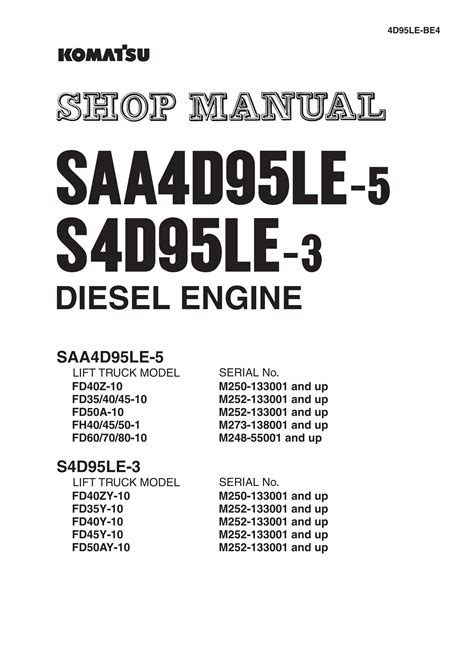 Download komatsu 95 3 series engine s4d95le 3 4d95le 3 saa4d95le 3 service repair shop manual. - Fotos de esposas de la revista escolta.