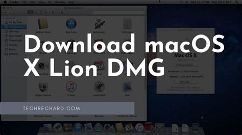 Download macOS Lion 10.7 DMG for Clean Installation.