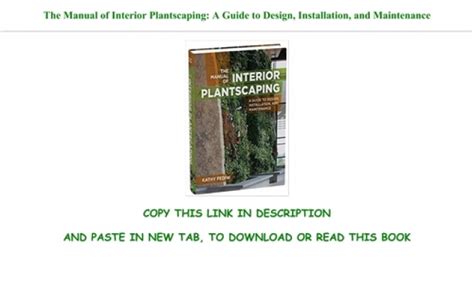 Download manual interior plantscaping installation maintenance. - Laboratory manual for electrical motor control systems electronic and digital controls fundamentals and applications.