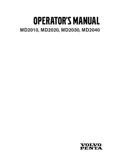 Download manual volvo penta md2010 md2020 md2030 md2040. - Body piercing the body art manual.