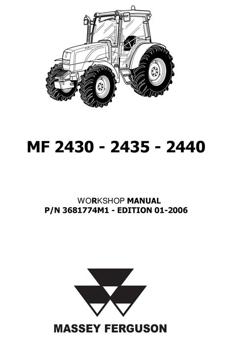 Download manuale di officina massey ferguson mf 2430 2435 2440. - Case ih 2366 combine parts manual.