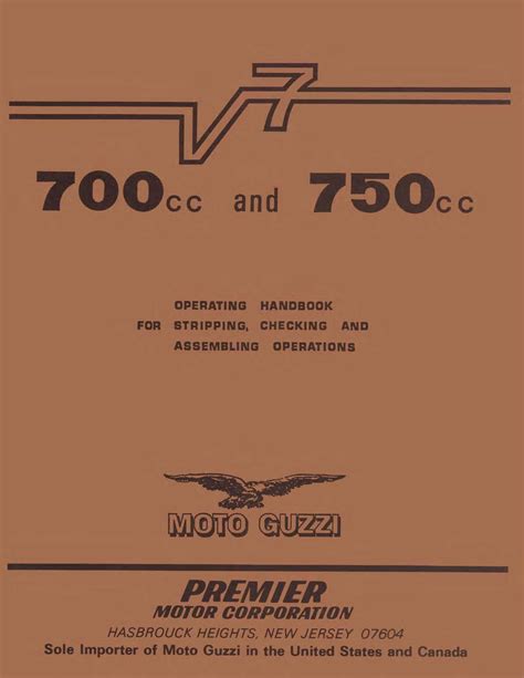 Download manuale di riparazione moto guzzi v7 700 750. - Scott eagle imager 160 charger manual.