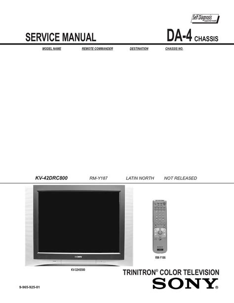 Download manuale di servizio tv a colori sony kv 32hs500 trinitron. - Manual de soluciones de análisis econométrico de wooldridge.