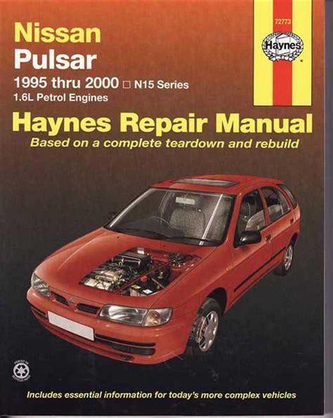Download nissan pulsar n15 series 1 6 l 1995 2000 workshop manual. - 1998 2000 husqvarna te410e te610e te610e lt sm610s factory service repair manual 1999.