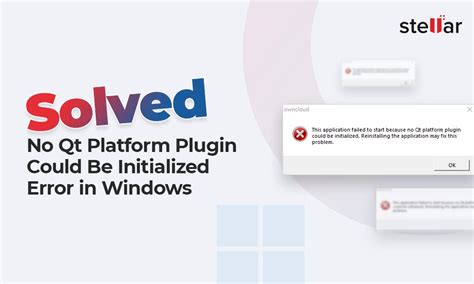 Download qt platform plugin.  Recently did a system restore to a fresh wind...
