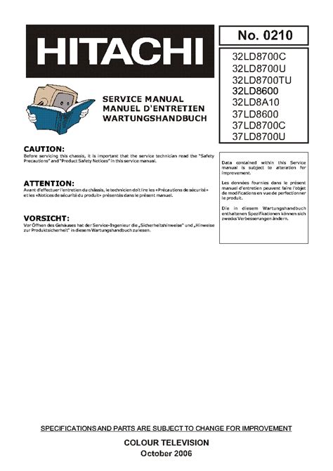 Download service manual for hitachi 32ld8700. - V rod night rod service manual.