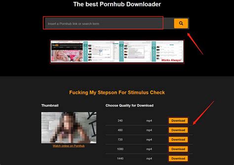 Go to Pornhub and locate the video you want to download. Step 2. Copy the URL of the video from address bar. Step 3. Go back to our online downloader and paste the URL to the input field and click the "Download button". Step 4. Wait for the analysis of the video. When the analysis is finished, click on the Download button on your computer or ... 