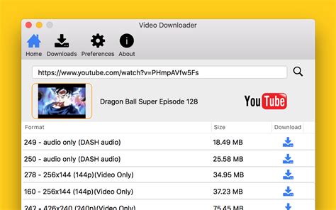 Download youtube video mac. Top 20 Free YouTube Downloaders for Mac. 4K Download - Download YouTube playlists in one click; VideoProc Converter - Download video, audio, channels, and playlists ... 