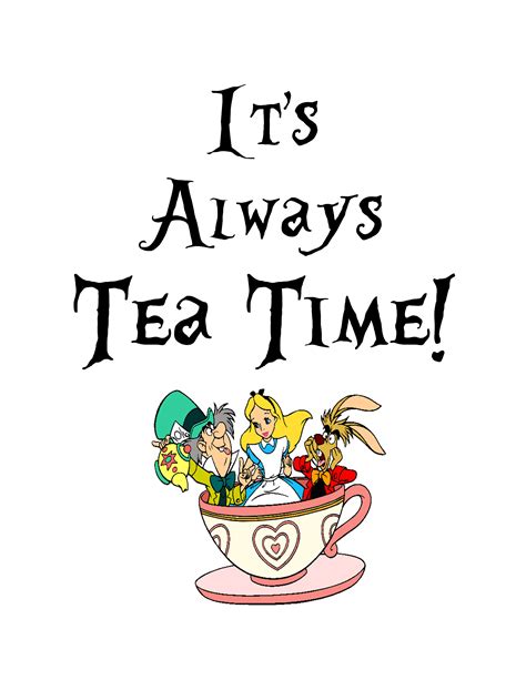 Downloadable Mad Hatter Tea Party Free Printables