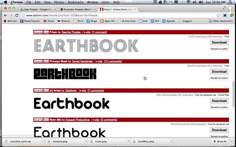 Downloading and Installing Fonts on MacBook Pro YouTube