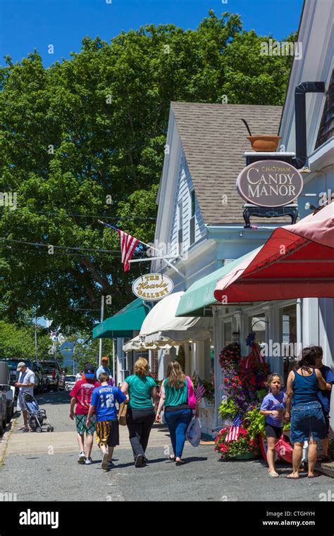 Downtown Chatham, Massachusetts Main Street Shops, …