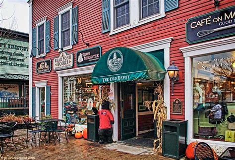 Downtown Stowe, Vermont Main Street Shops, …