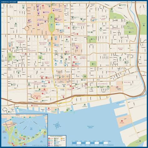 Downtown Toronto Map and Directions The Well