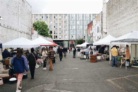 Downtown alley flea market. Kindred Homestead Supply hosts the Downtown Alley Flea Market from 10 a.m. to 4 p.m. on the second Saturday of each month from March to October in the alley next to the store at 606 Main St., Vancouver. Shoppers can find everything from handmade pottery and upcycled flannels to artisan soaps, lotions and art prints as well at crocheted, knit ... 