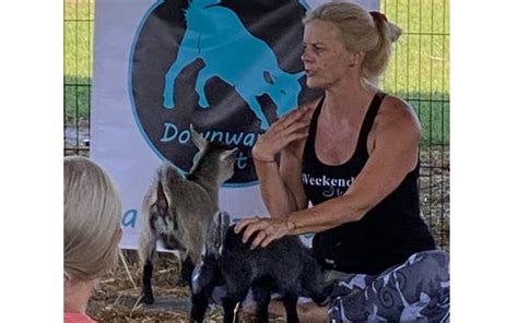 Downward goat? Florida farm offers yoga with goats