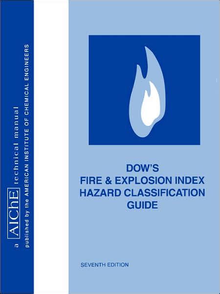 Dows fire and explosion index hazard classification guide. - La mujer del cartografo (los otros libros).