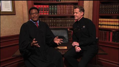 Bailiff Doyle Devereux wears a face mask. ... Jerry Springer, Judge Mathis, Marilyn Milian, The People's Court. categories. Broadcast Industry News, Featured, Reality Show Production Design. Staff.