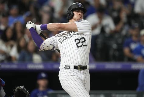 Doyle drives in 4 runs and Montero finishes a triple shy of cycle as Rockies beat Dodgers 14-5
