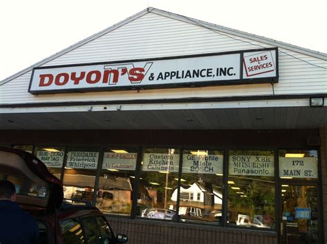 Doyons - DOYON’S APPLIANCE - 18 Reviews - 15 Whistlestop Way, Gloucester, Massachusetts - Appliances & Repair - Phone Number - Yelp. Doyon's Appliance. 2.6 (18 reviews) Claimed. $$$$ Appliances & Repair, Appliances. Closed 9:00 AM - 5:00 PM. See hours. Add photo or video. Write a review. Add photo. Location & Hours. Suggest an edit. 15 Whistlestop Way. 
