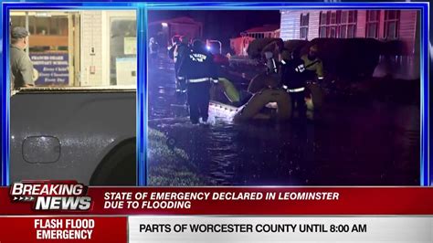 Dozens arrive at emergency shelter in Leominster after flooding forces evacuations