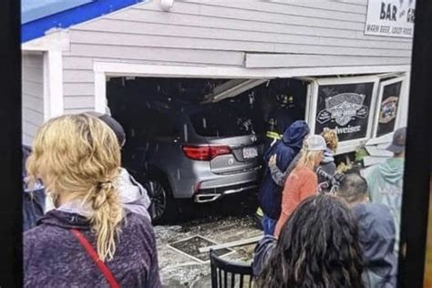 Dozens injured, man pinned in bathroom after car crashes into New Hampshire restaurant