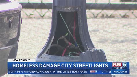 Dozens of San Diego streetlights vandalized
