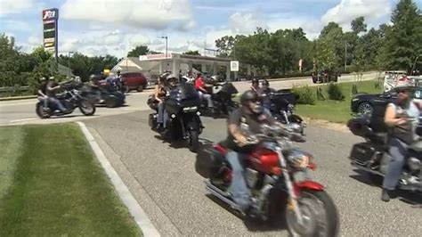 Dozens of motorcyclists take part in ride for kids with cancer in Worcester