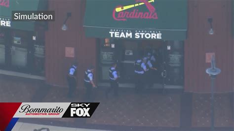 Dozens of police, first responders take part in active threat training at Busch Stadium