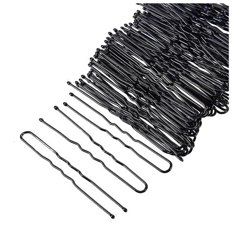 This item Hoyols Hair Pins Silver Gray, Crimped Grip Bobby Pin, Secure Hold Wavy Slide Proof Hair Styling Pins Holder For Gray Hair Women Decorative 100 Count, 2 inch (Silver Gray) Goody Slideproof Women's Bobby Pin - 48 Count, Crimpled Black - 2 Inch Pins Help Keep Hairs In Place - Pain-Free Hair Accessories to Style With Ease and Keep Your .... 