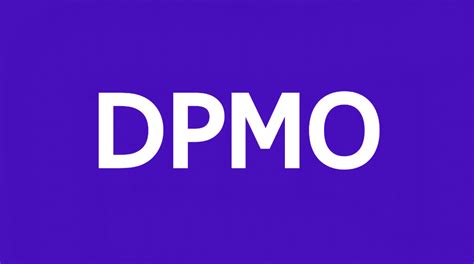 DPMO stands for defects per million opportunities.It's a measure of process performance used to assess the quality of a process - e.g., the quality of a service or production. The lower the value of DPMO, the better, as it is tied with the probability of the presence of a defect.