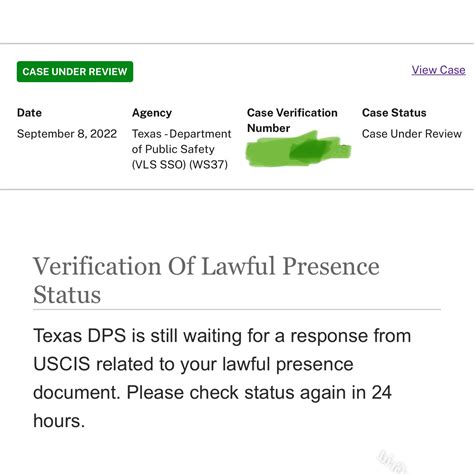 Dps status check.  Visit our SAVE Verification Response Time page for more informa...