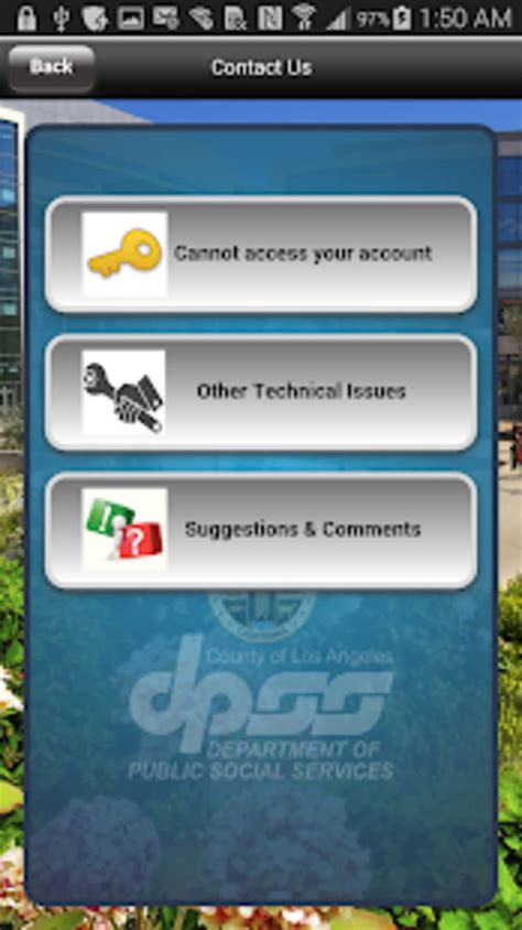 The DPSS mobile app enables users to view real-ti